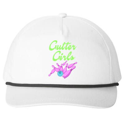 Bowling Gutter Snapback Five-Panel Rope Hat