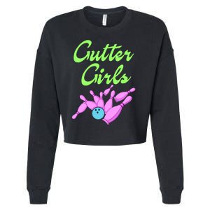 Bowling Gutter Cropped Pullover Crew