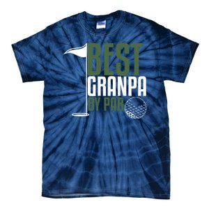 Best Grandpa By Par Fathers Day Golf Tie-Dye T-Shirt