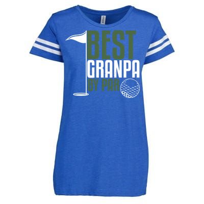 Best Grandpa By Par Fathers Day Golf Enza Ladies Jersey Football T-Shirt