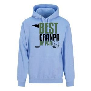 Best Grandpa By Par Fathers Day Golf Unisex Surf Hoodie