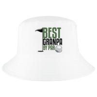 Best Grandpa By Par Fathers Day Golf Cool Comfort Performance Bucket Hat