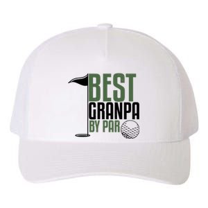 Best Grandpa By Par Fathers Day Golf Yupoong Adult 5-Panel Trucker Hat