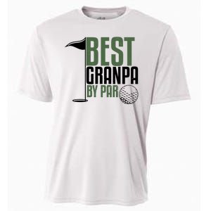 Best Grandpa By Par Fathers Day Golf Cooling Performance Crew T-Shirt