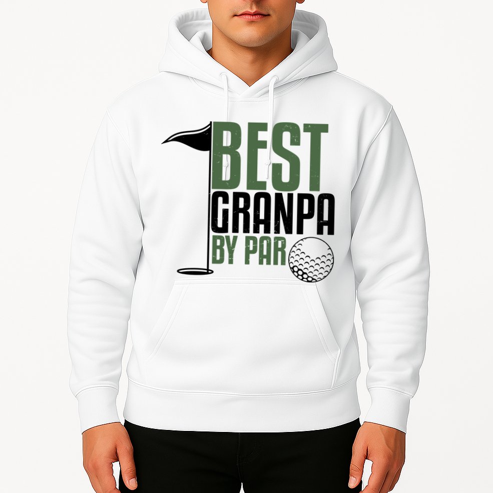 Best Grandpa By Par Fathers Day Golf Hoodie