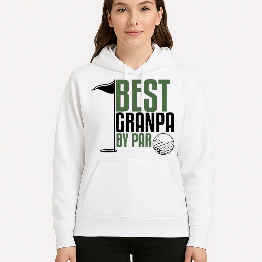 Best Grandpa By Par Fathers Day Golf Hoodie