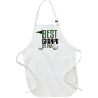 Best Grandpa By Par Fathers Day Golf Full-Length Apron With Pockets