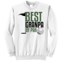 Best Grandpa By Par Fathers Day Golf Sweatshirt