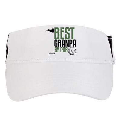 Best Grandpa By Par Fathers Day Golf Adult Drive Performance Visor