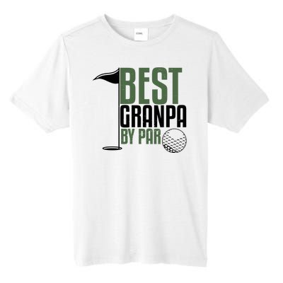 Best Grandpa By Par Fathers Day Golf Tall Fusion ChromaSoft Performance T-Shirt