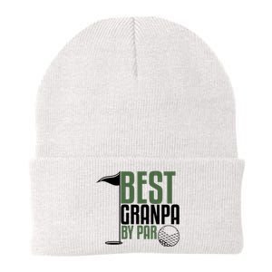 Best Grandpa By Par Fathers Day Golf Knit Cap Winter Beanie