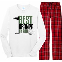 Best Grandpa By Par Fathers Day Golf Long Sleeve Pajama Set