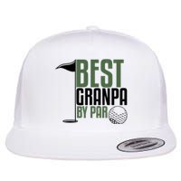 Best Grandpa By Par Fathers Day Golf Flat Bill Trucker Hat