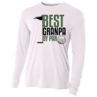 Best Grandpa By Par Fathers Day Golf Cooling Performance Long Sleeve Crew