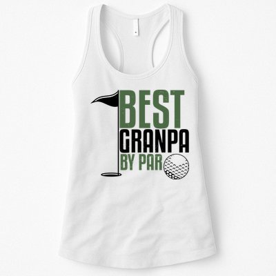 Best Grandpa By Par Fathers Day Golf Womens Tank Top