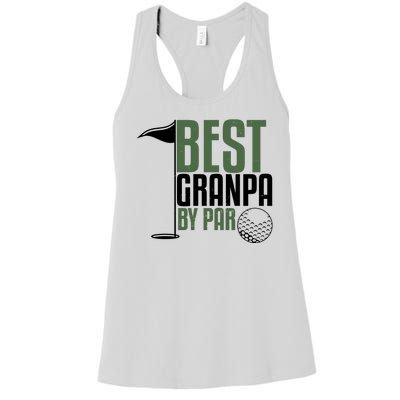 Best Grandpa By Par Fathers Day Golf Women's Racerback Tank