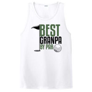 Best Grandpa By Par Fathers Day Golf PosiCharge Competitor Tank