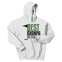 Best Grandpa By Par Fathers Day Golf Kids Hoodie