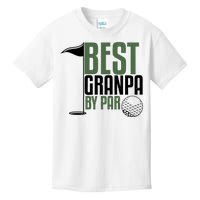 Best Grandpa By Par Fathers Day Golf Kids T-Shirt