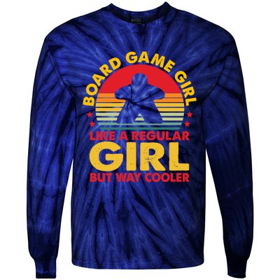 Board Game Board Gamer Board Games Tie-Dye Long Sleeve Shirt