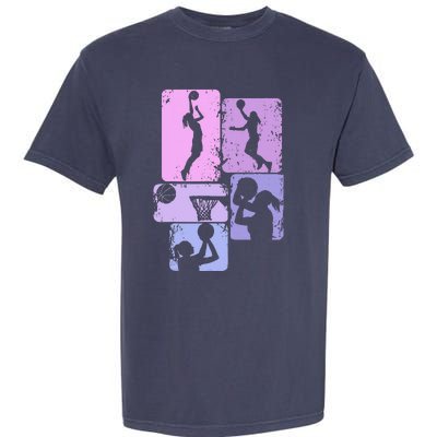 Basketball Girl Garment-Dyed Heavyweight T-Shirt