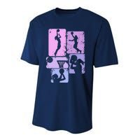 Basketball Girl Performance Sprint T-Shirt