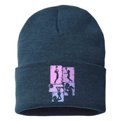 Basketball Girl Sustainable Knit Beanie