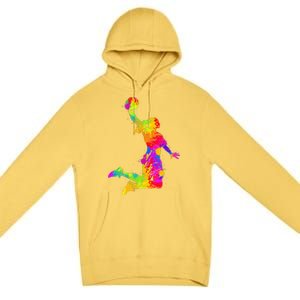 Basketball Girl Premium Pullover Hoodie