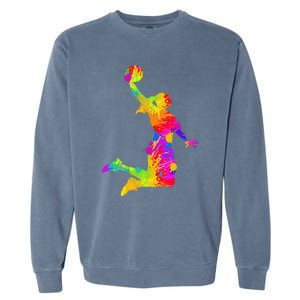 Basketball Girl Garment-Dyed Sweatshirt