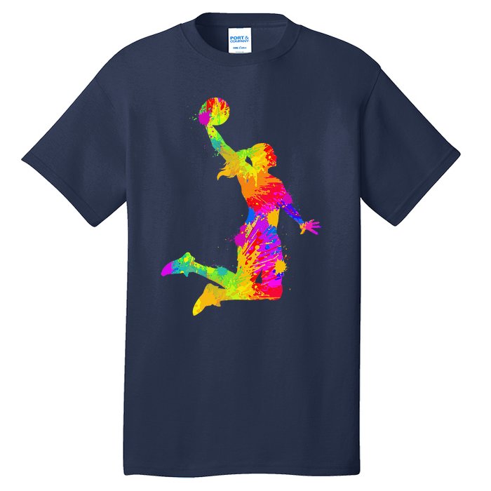 Basketball Girl Tall T-Shirt