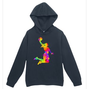 Basketball Girl Urban Pullover Hoodie