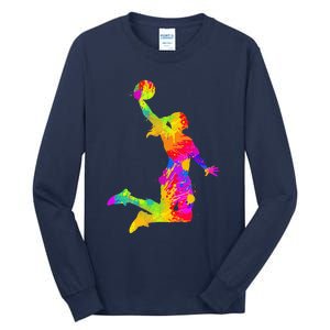 Basketball Girl Tall Long Sleeve T-Shirt