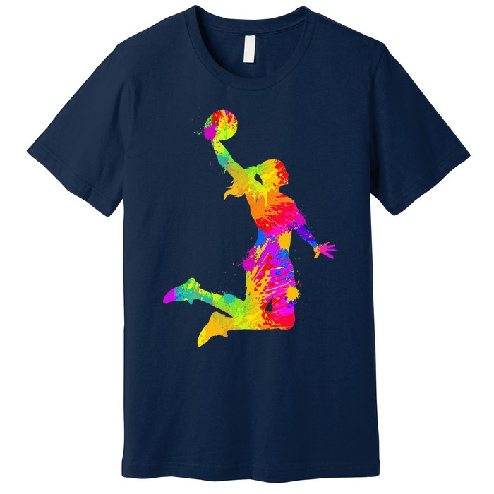 Basketball Girl Premium T-Shirt