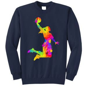 Basketball Girl Tall Sweatshirt