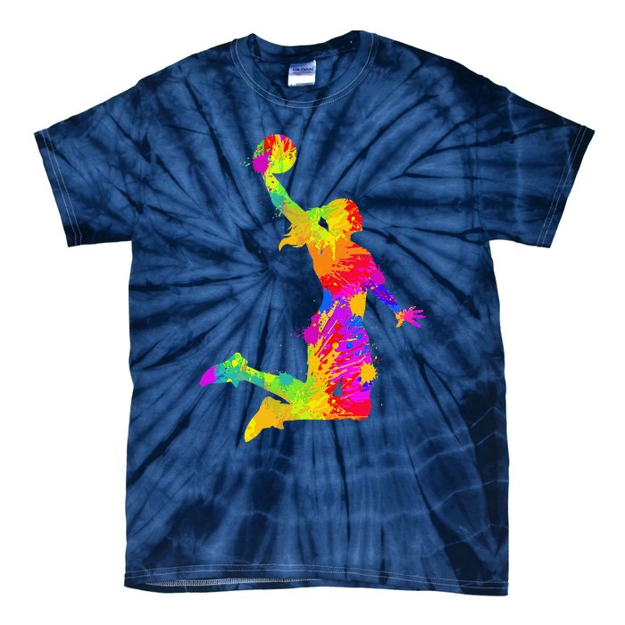 Basketball Girl Tie-Dye T-Shirt