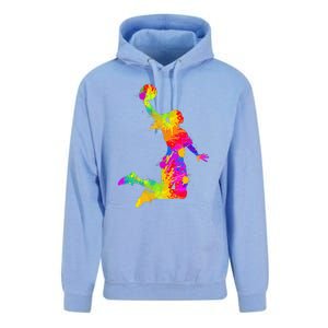 Basketball Girl Unisex Surf Hoodie