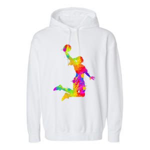 Basketball Girl Garment-Dyed Fleece Hoodie