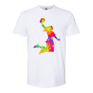 Basketball Girl Softstyle CVC T-Shirt