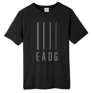 Bass Guitarist Bass Player Gift EADG 4 String Tall Fusion ChromaSoft Performance T-Shirt