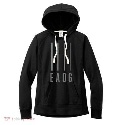 Bass Guitarist Bass Player Gift EADG 4 String Women's Fleece Hoodie