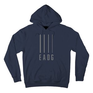 Bass Guitarist Bass Player Gift EADG 4 String Hoodie