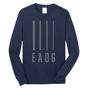 Bass Guitarist Bass Player Gift EADG 4 String Long Sleeve Shirt