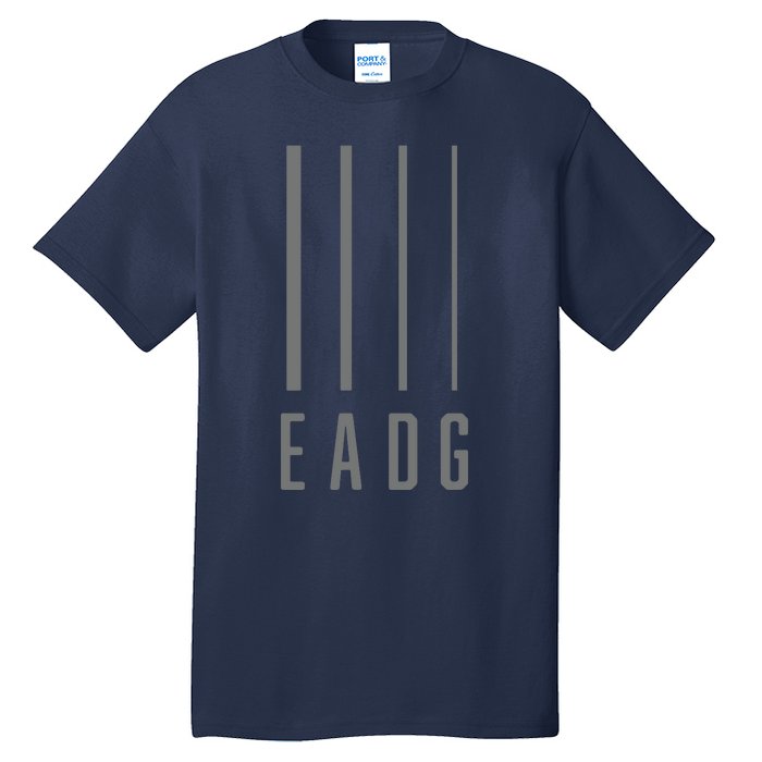 Bass Guitarist Bass Player Gift EADG 4 String Tall T-Shirt