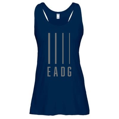 Bass Guitarist Bass Player Gift EADG 4 String Ladies Essential Flowy Tank