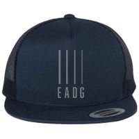 Bass Guitarist Bass Player Gift EADG 4 String Flat Bill Trucker Hat