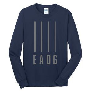 Bass Guitarist Bass Player Gift EADG 4 String Tall Long Sleeve T-Shirt