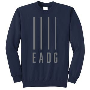 Bass Guitarist Bass Player Gift EADG 4 String Tall Sweatshirt