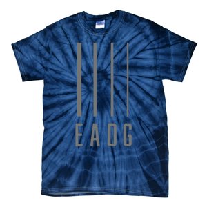 Bass Guitarist Bass Player Gift EADG 4 String Tie-Dye T-Shirt