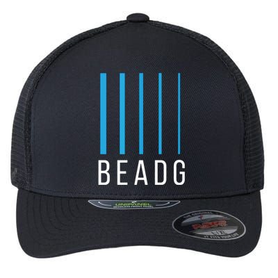 Bass Guitarist BEADG 5 String Guitar Flexfit Unipanel Trucker Cap