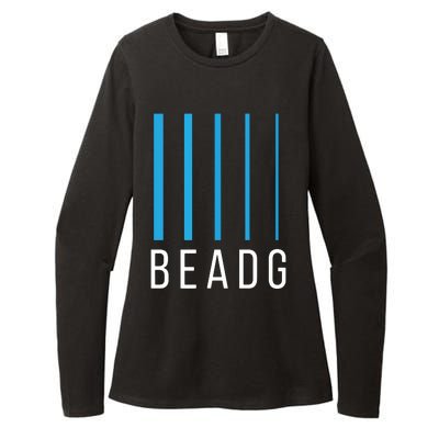 Bass Guitarist BEADG 5 String Guitar Womens CVC Long Sleeve Shirt